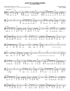 Jeanette's Showbiz Number von David Yazbek (Download) 