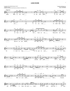Lean On Me von Bill Withers (Download) 