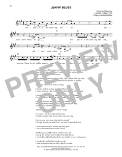 Leavin' Blues von Lead Belly (Download) 
