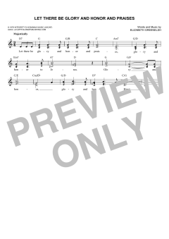 Let There Be Glory And Honor And Praises von Elizabeth Greenelsh (Download) 