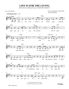 Life Is For The Living (Download) 