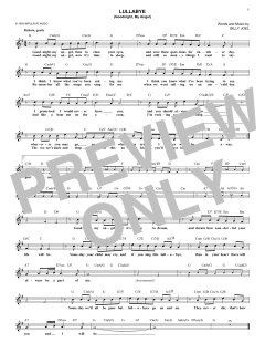 Lullabye von Billy Joel (Download) 