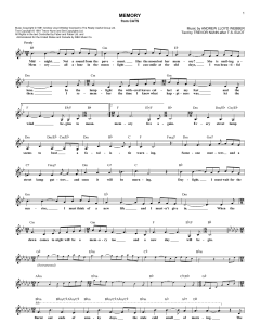 Memory von Andrew Lloyd Webber (Download) 