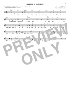 Moments To Remember von The Four Lads (Download) 