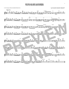 Nicholas And Alexandra von Richard Rodney Bennett (Download) 