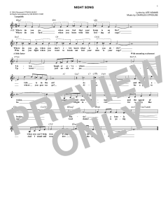 Night Song von Charles Strouse (Download) 
