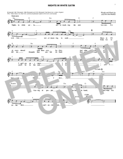 Nights In White Satin von The Moody Blues (Download) 