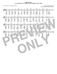 Ode To Joy von Ludwig van Beethoven (Download) 