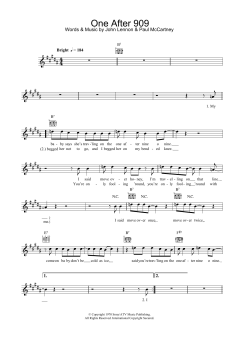One After 909 von The Beatles (Download) 
