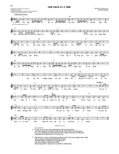 One Piece At A Time von Johnny Cash (Download) 