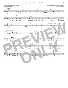 Please Love Me Forever von Bobby Vinton (Download) 