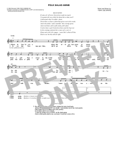 Polk Salad Annie von Elvis Presley (Download) 
