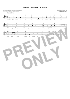 Praise The Name Of Jesus von Jr., Roy Hicks (Download) 