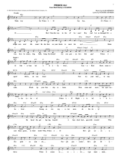 Prince Ali von Alan Menken (Download) 