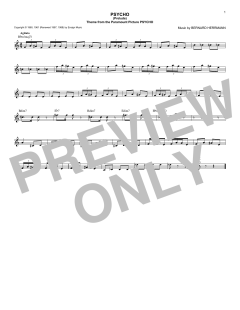 Psycho von Bernard Herrmann (Download) 