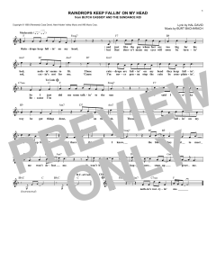 Raindrops Keep Fallin' On My Head von Hal David (Download) 