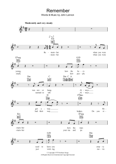 Remember von John Lennon (Download) 