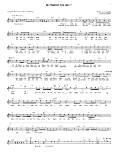 Rhythm Of The Night von Diane Warren (Download) 