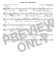 Share Your Love With Me von Kenny Rogers (Download) 