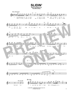 Slidin' von Paul McCartney (Download) 