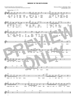 Smokin' In The Boys Room von Michael Koda (Download) 