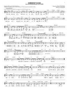 Somebody's Eyes von Dean Pitchford (Download) 