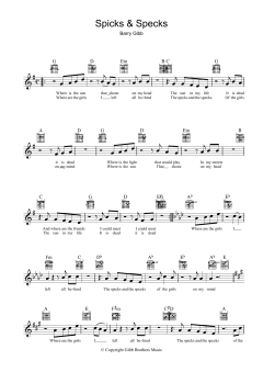 Spicks And Specks von Bee Gees (Download) 