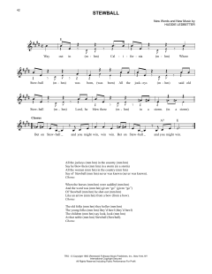 Stewball von Lead Belly (Download) 