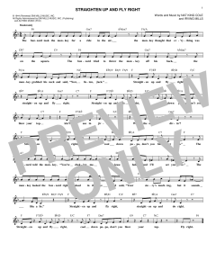 Straighten Up And Fly Right von Nat King Cole (Download) 