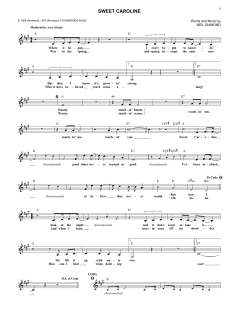 Sweet Caroline von Neil Diamond (Download) 