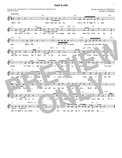 That's Life von Frank Sinatra (Download) 