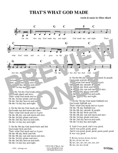 That's What God Made (Download) 