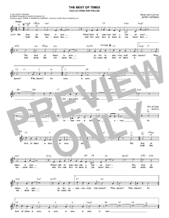The Best Of Times von Jerry Herman (Download) 