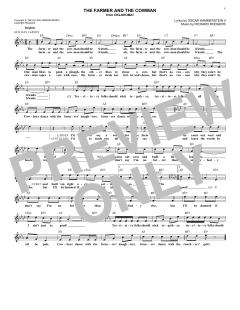The Farmer And The Cowman von Richard Rodgers (Download) 