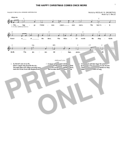 The Happy Christmas Comes Once More von Nicolai F.S. Grundtvig (Download) 