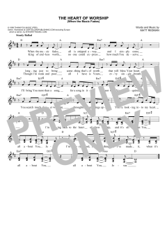 The Heart Of Worship von Matt Redman (Download) 