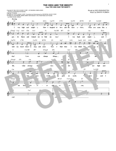 The High And The Mighty von Ned Washington (Download) 