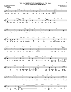 The Hostess With The Mostes' On The Ball von Irving Berlin (Download) 