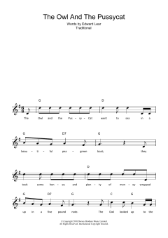 The Owl And The Pussycat von Traditional (Download) 
