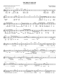 The Time Of Your Life von Randy Newman (Download) 