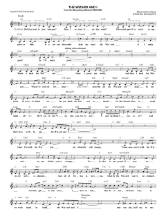 The Wizard And I von Stephen Schwartz (Download) 