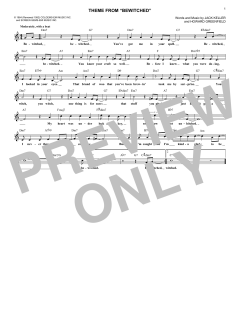 Theme From "Bewitched" von Jack Keller (Download) 