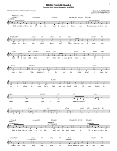 These Palace Walls von Alan Menken (Download) 
