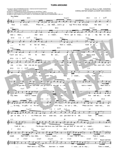 Turn Around von Neil Diamond (Download) 
