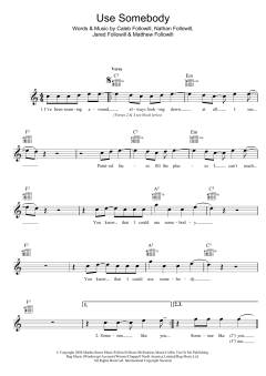 Use Somebody von Kings Of Leon (Download) 