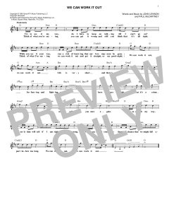 We Can Work It Out von The Beatles (Download) 