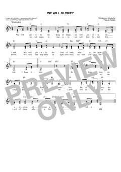 We Will Glorify von Twila Paris (Download) 