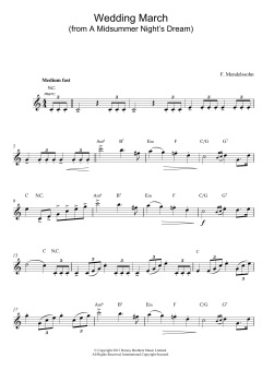 Wedding March von Felix Mendelssohn (Download) 