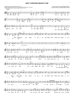 What Christmas Means To Me von Allen Story (Download) 