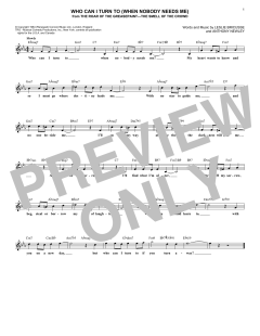 Who Can I Turn To von Anthony Newley (Download) 